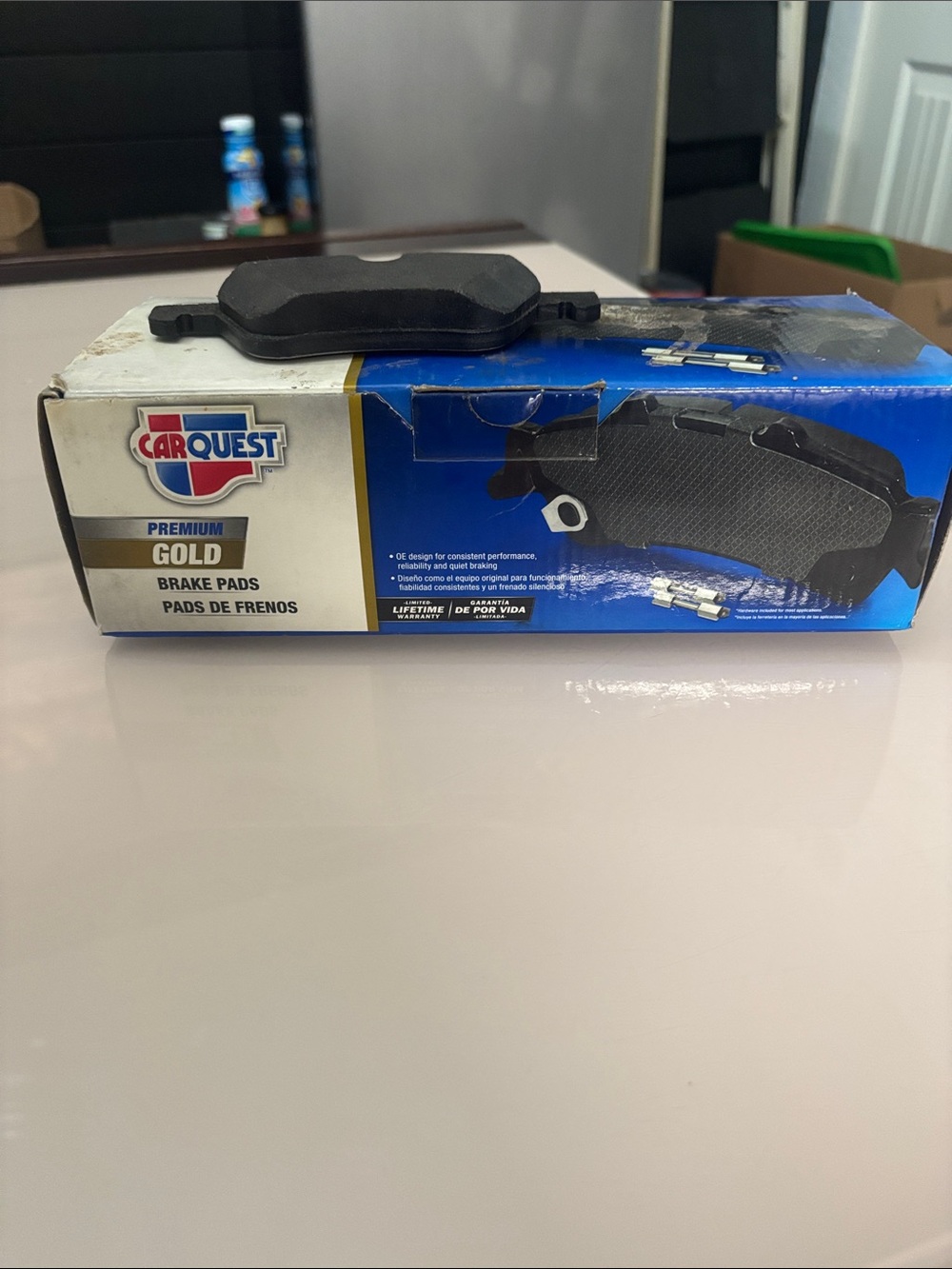 CarQuest Premium Gold Brake Pads - Black